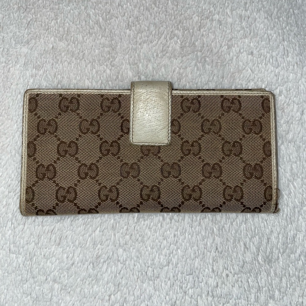 Gucci Princy‎ Bifold Cream and Tan Wallet - Picture 2 of 13